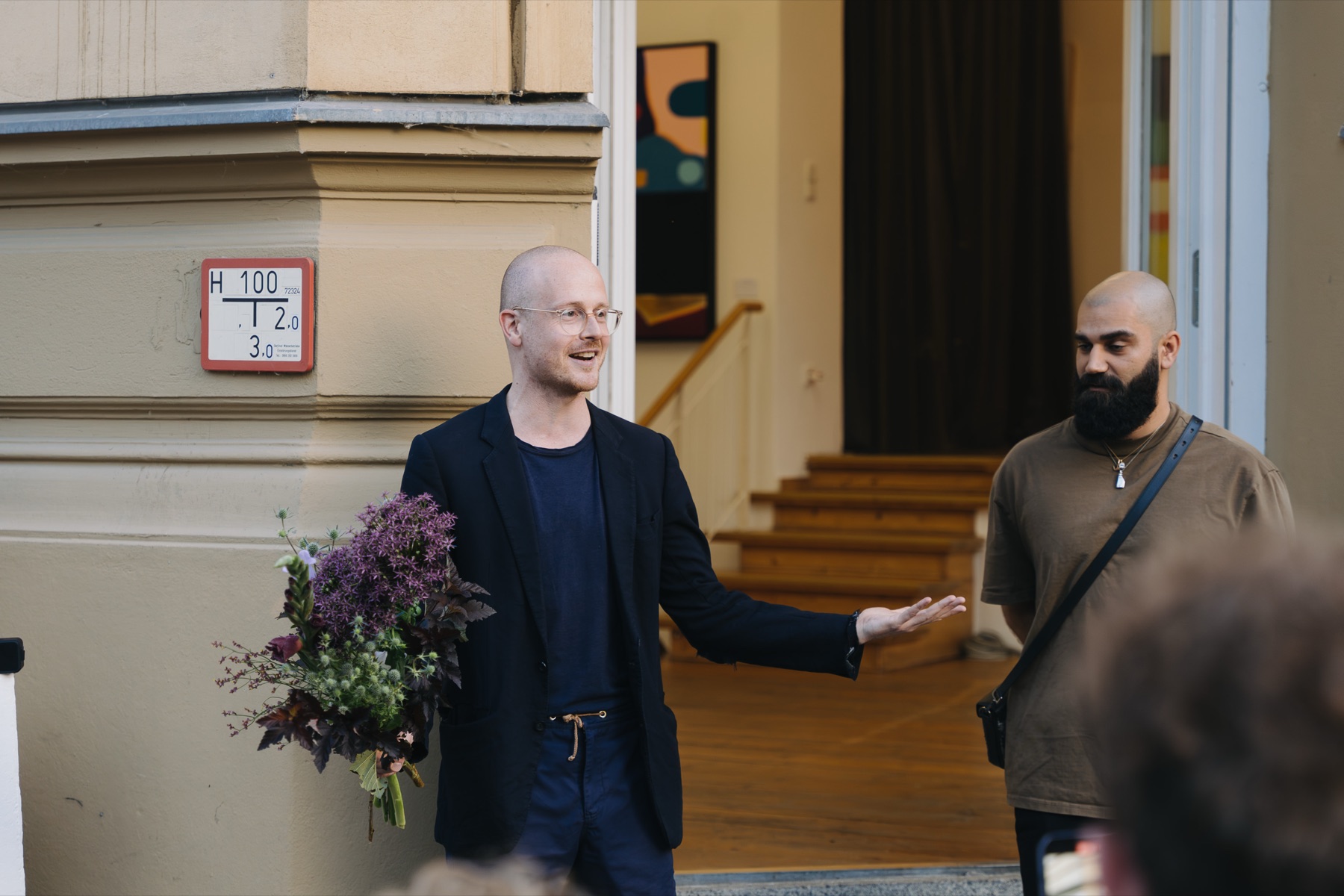Ausstellungseröffnung in der Galerie Kollaborativ in Berlin, dem Ursprung von carry