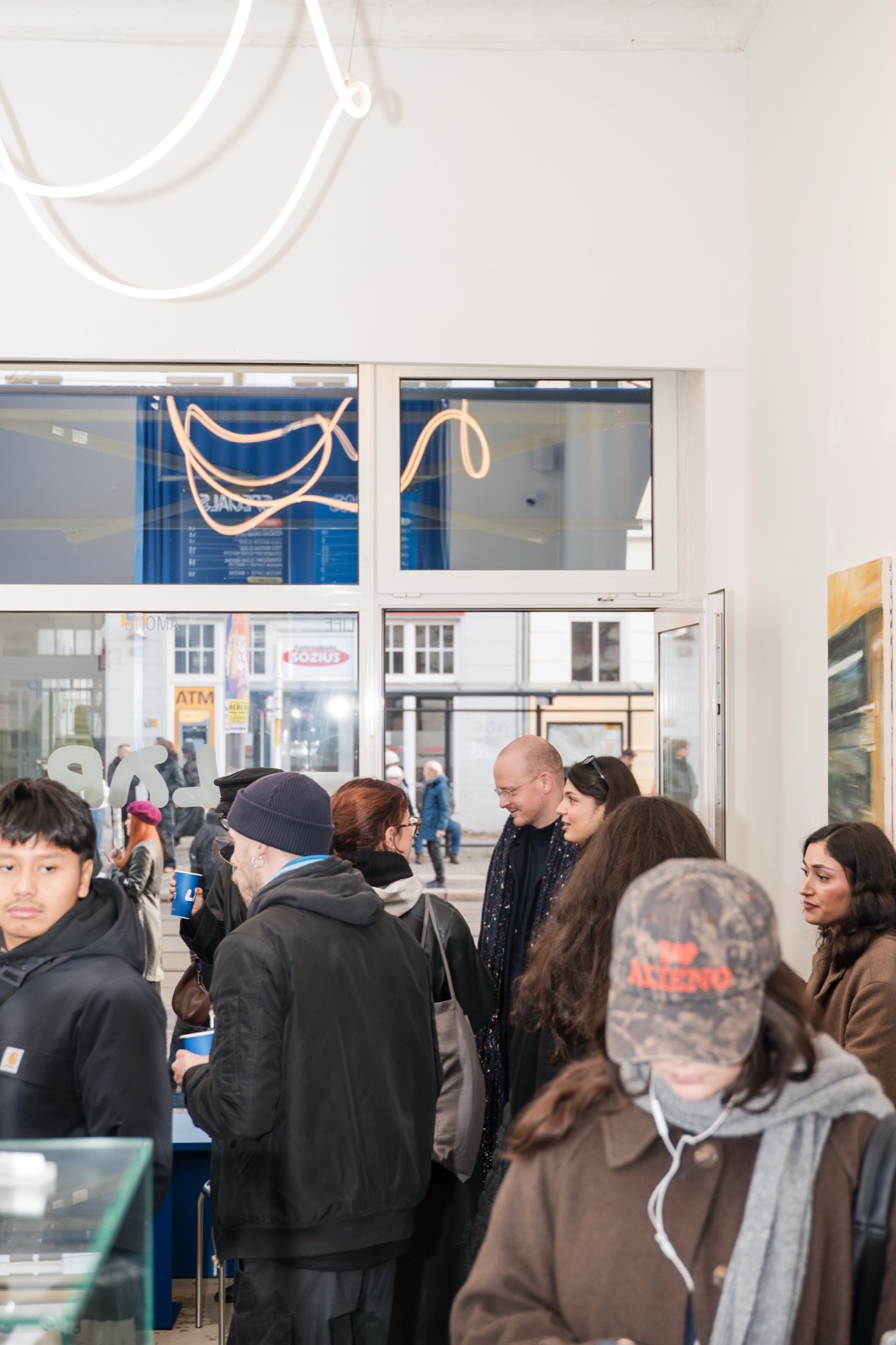 Vernissage Ceren Neccar , Eindruck der carry-Ausstellung in LAP Kastanienallee, Berlin